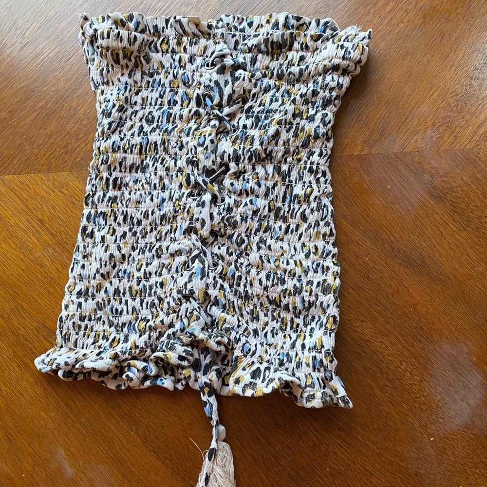 gimmicks cheetah print tube top